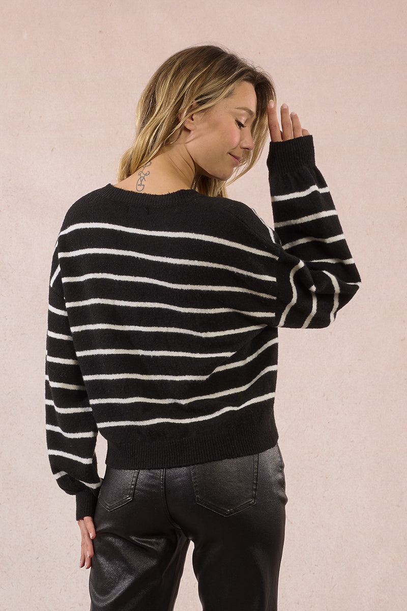 BLACK/OFFWHITE