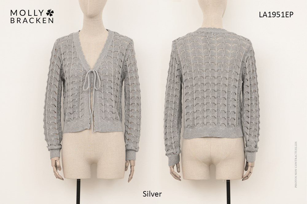 LADIES KNITTED CARDIGAN