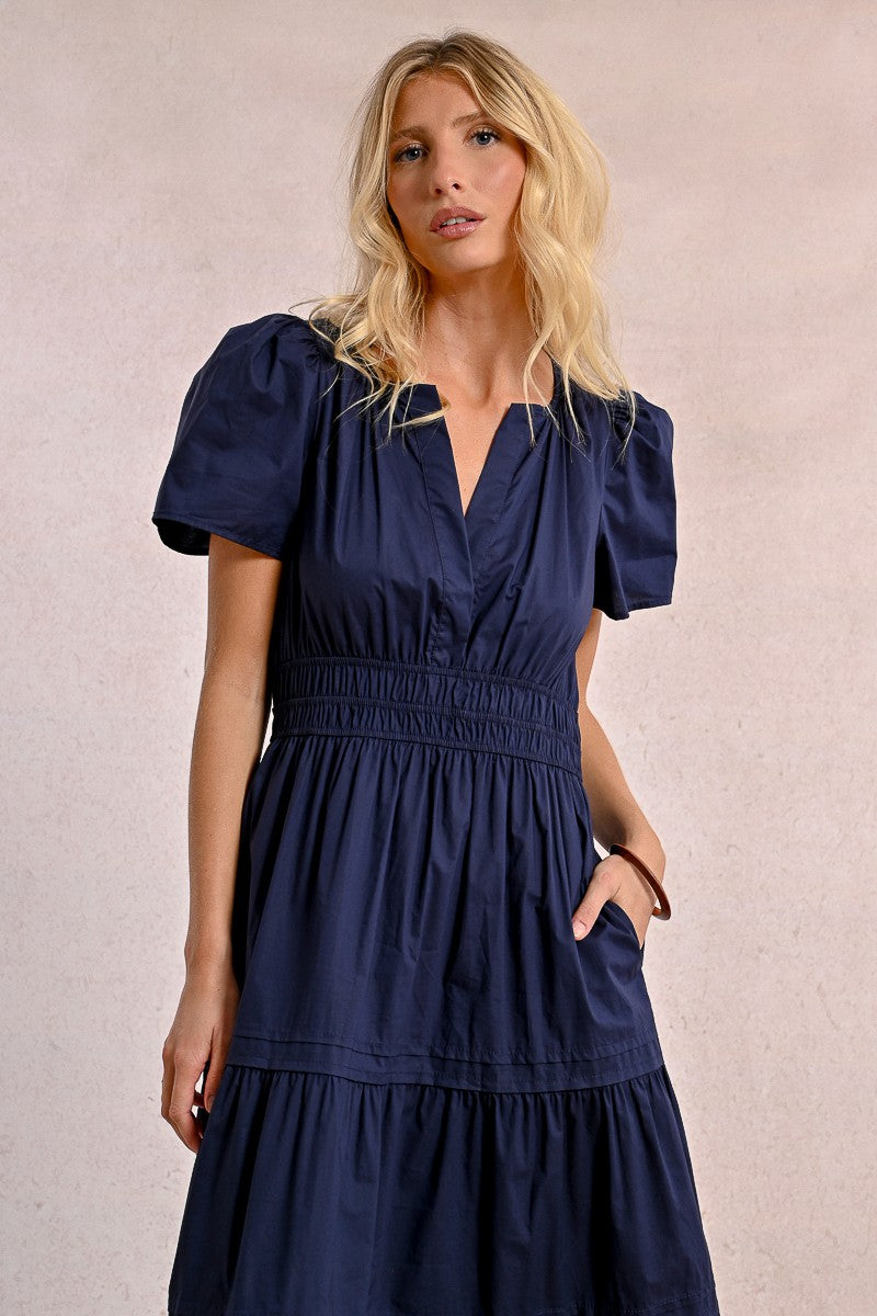LONG POPLIN DRESS LONG POPLIN DRESS