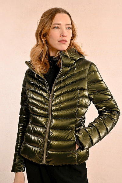 SHORT IRIDESCENT DOWN JACKET SHORT IRIDESCENT DOWN JACKET