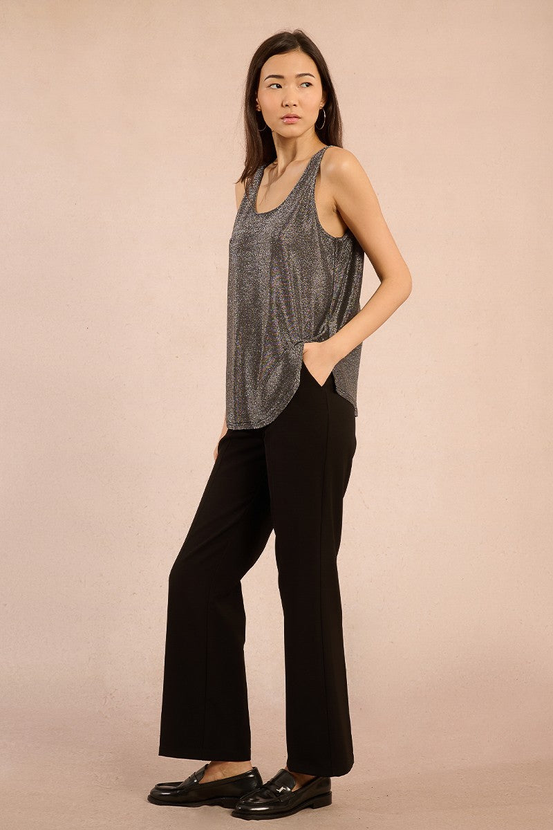 SILVERY BLACK