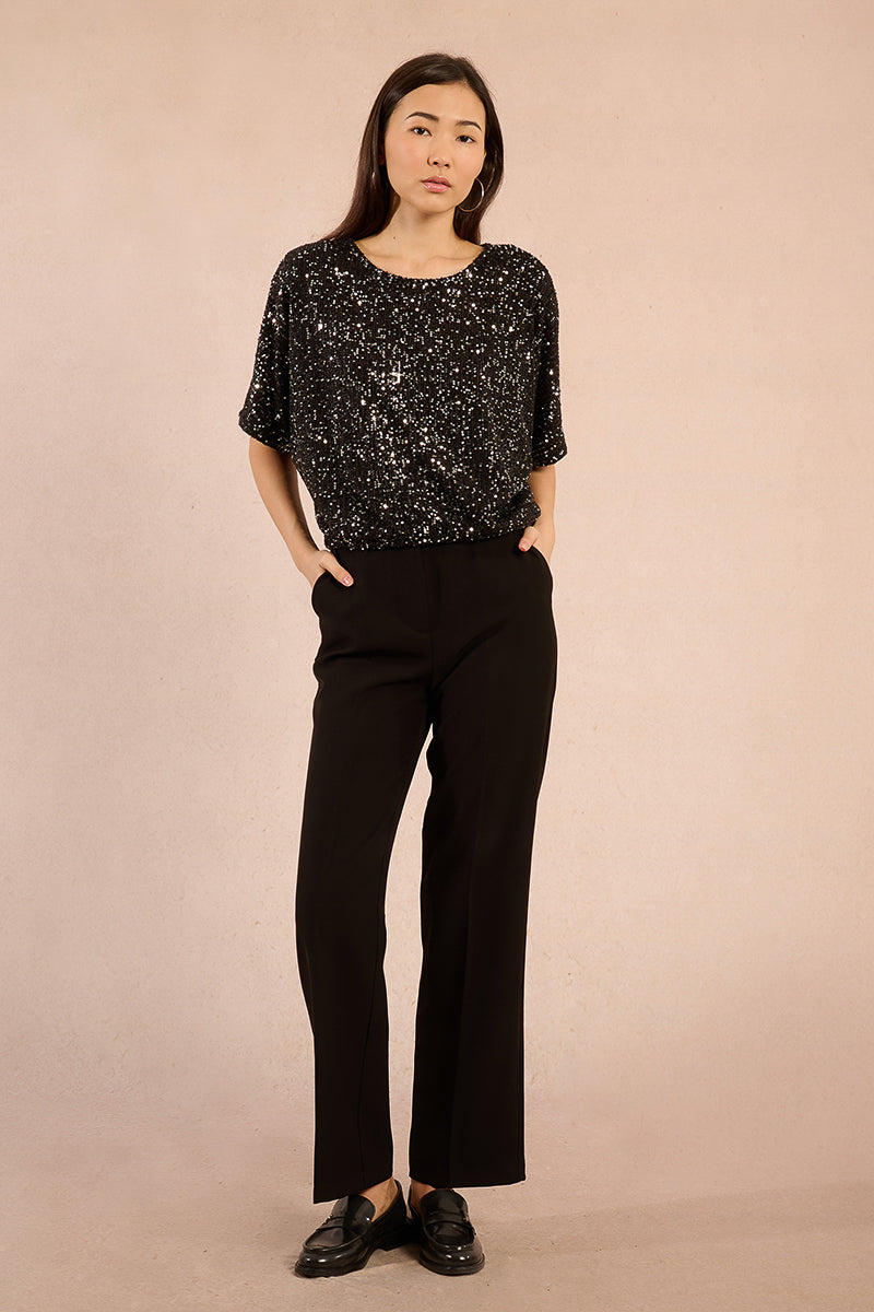 SILVERY BLACK