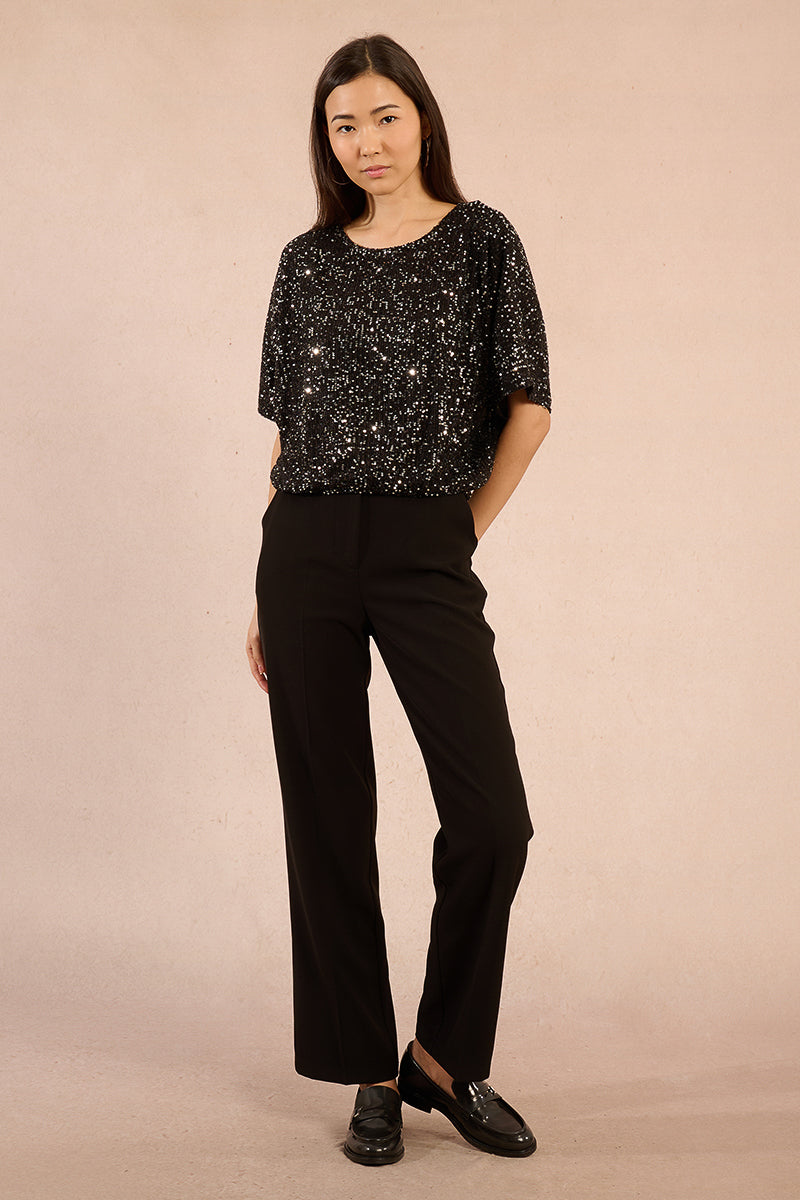 SILVERY BLACK
