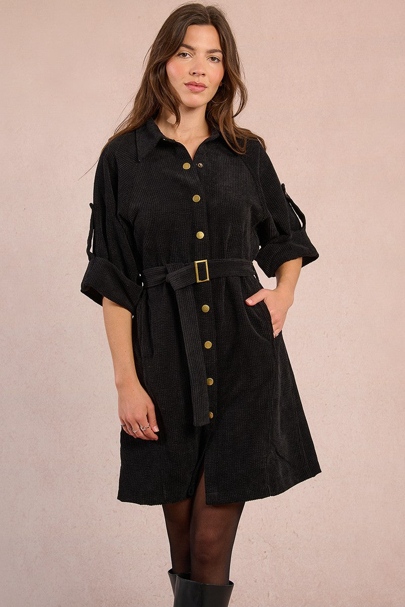 ladies woven dress Women's Woven Dress| M Black Primal / S