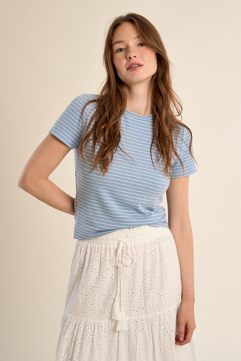 LIGHT BLUE/OFF WHITE