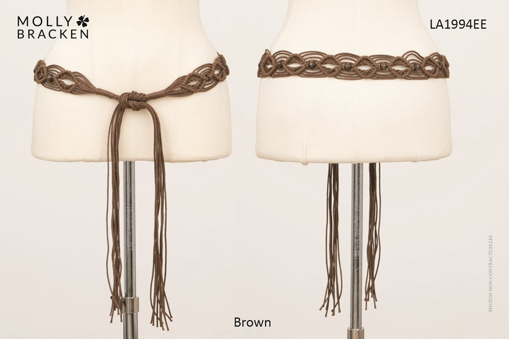 LADIES WOVEN BELT