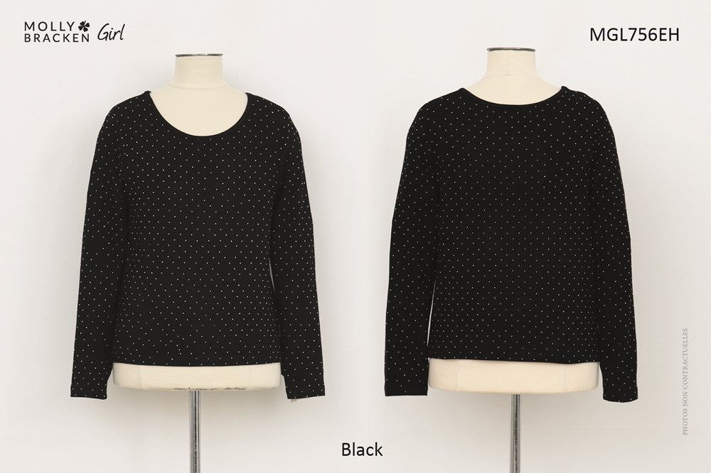 GIRLS KNITTED TEE