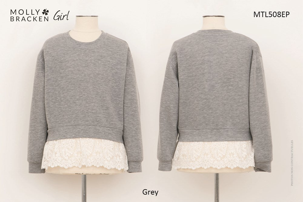 GIRLS KNITTED SWEAT