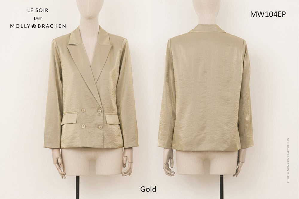 LADIES WOVEN BLAZER