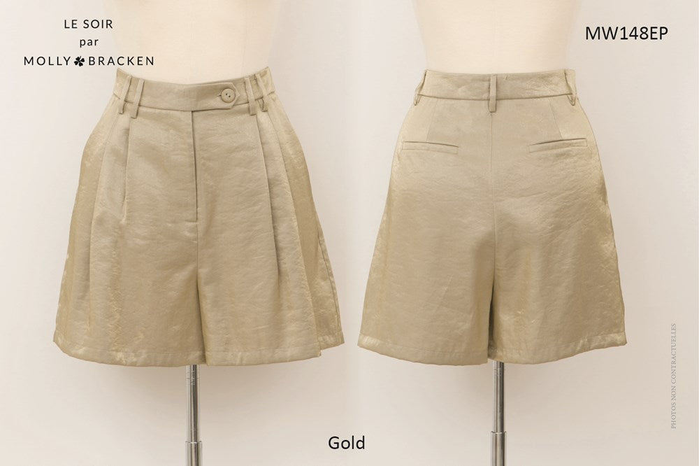 LADIES WOVEN SHORTS