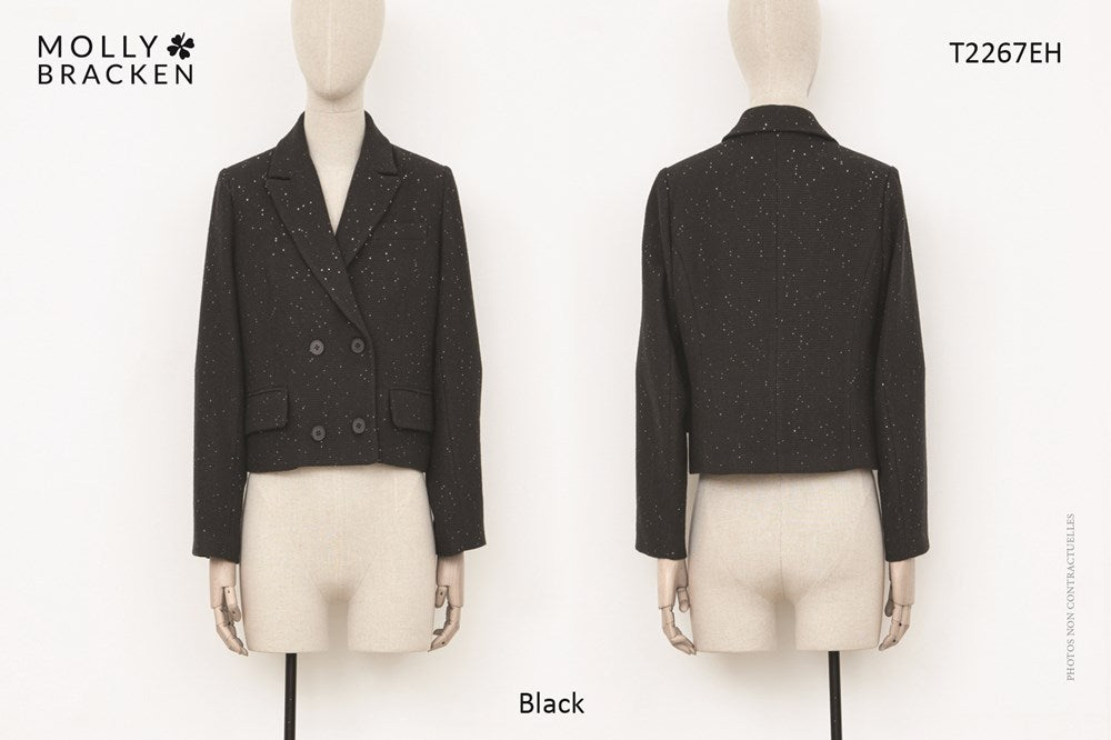 LADIES WOVEN BLAZER