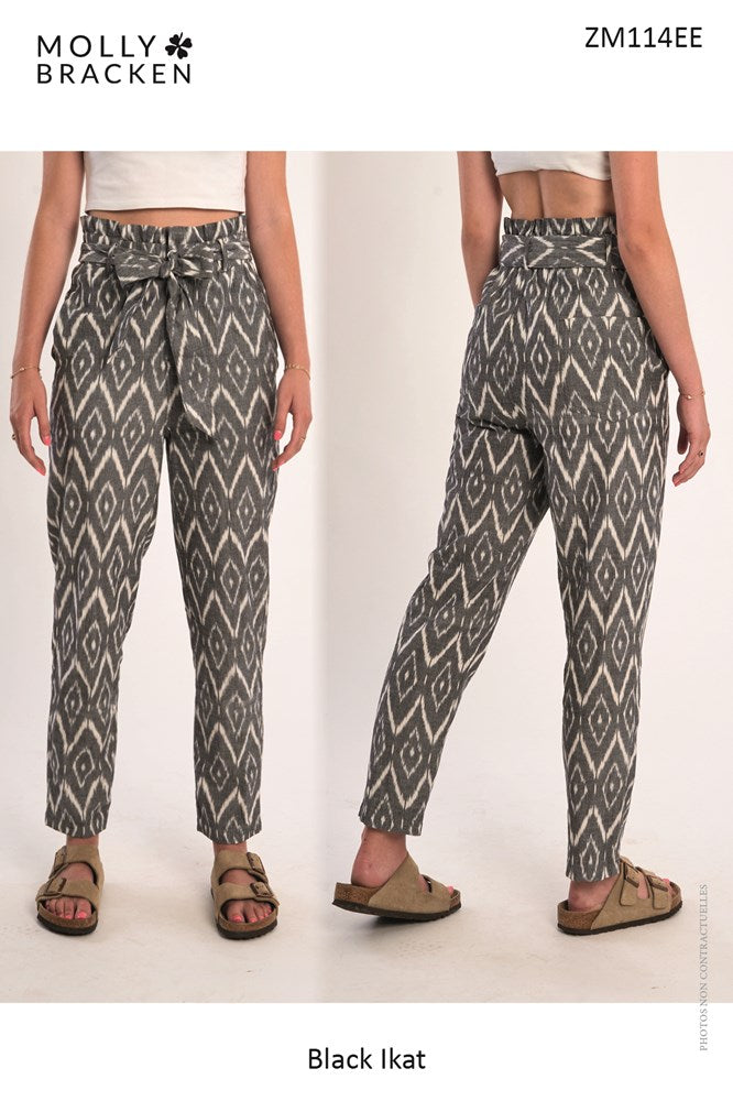 LADIES WOVEN PANTS