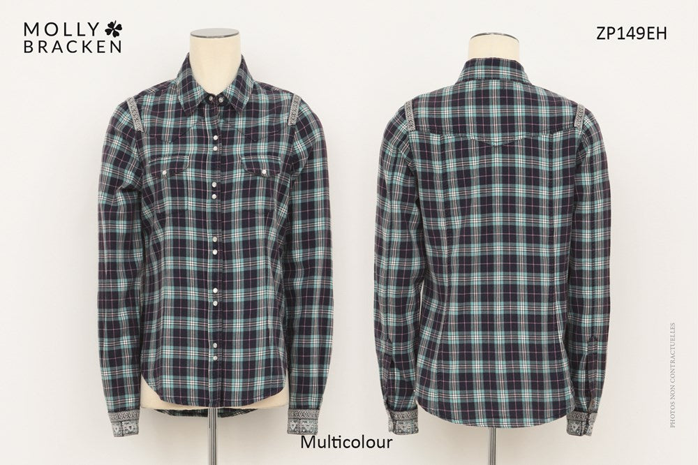 LADIES WOVEN SHIRT