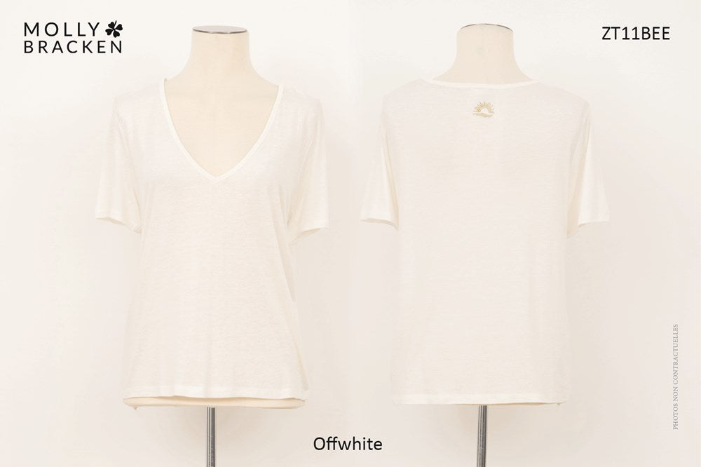 LADIES KNITTED TEE