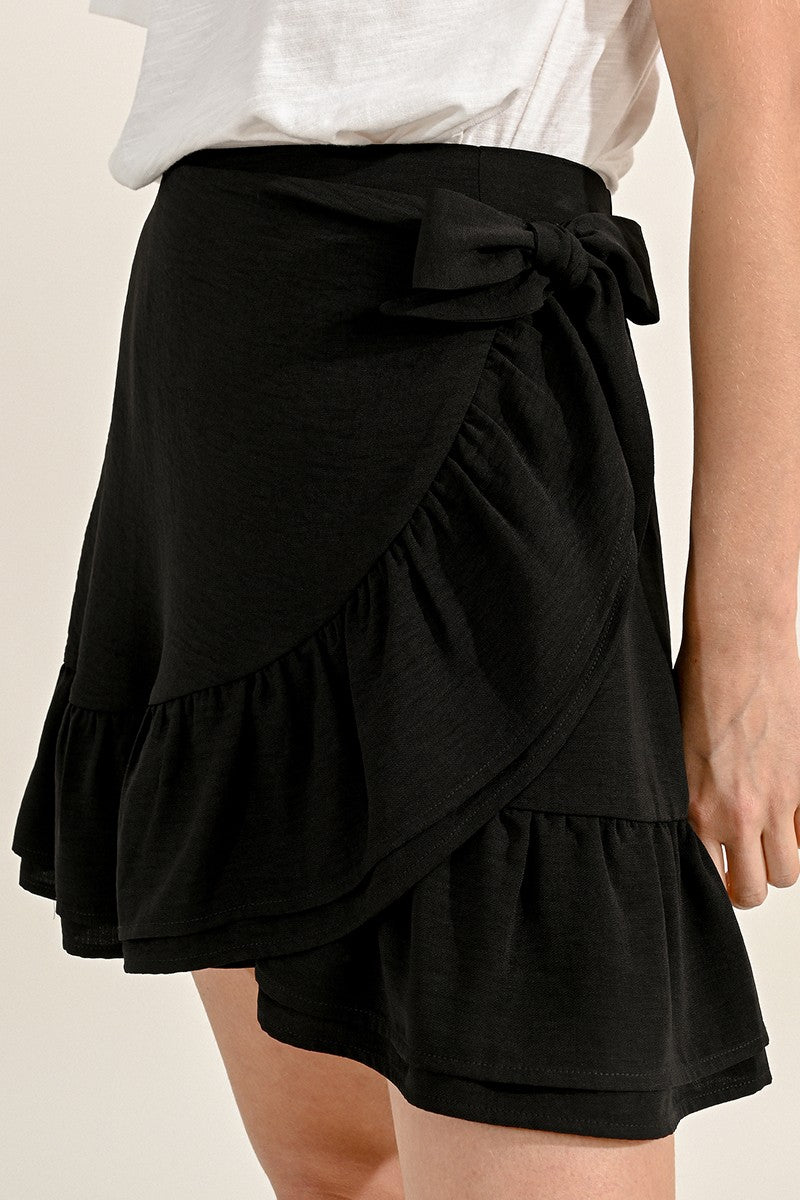 ASYMMETRICAL MINI SKIRT - Skirts