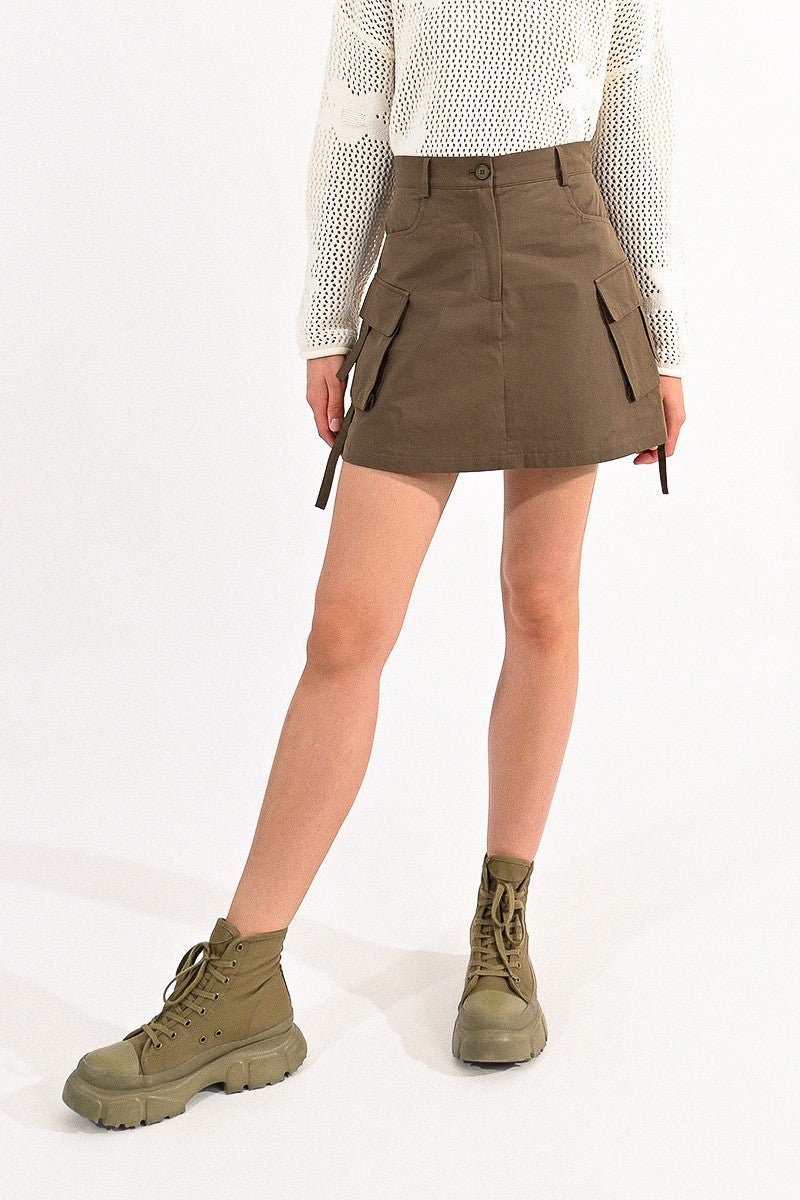 CARGO POCKET MINI SKIRT