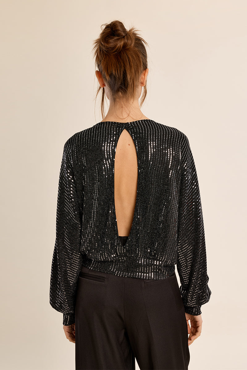 SILVERY BLACK