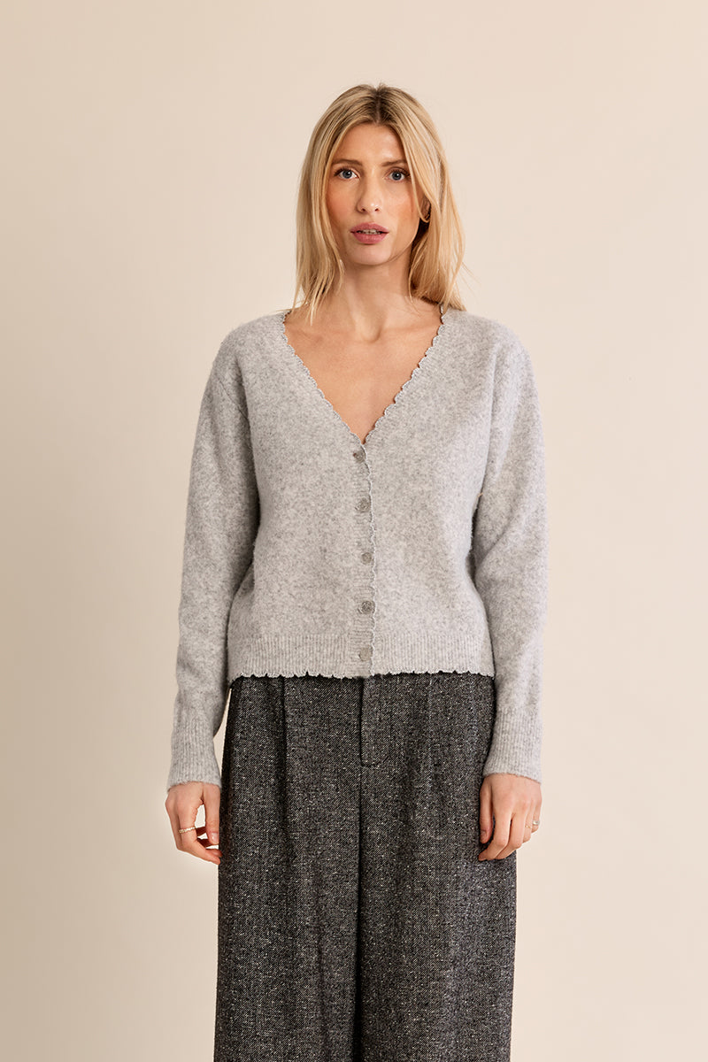 SILVERY GREY