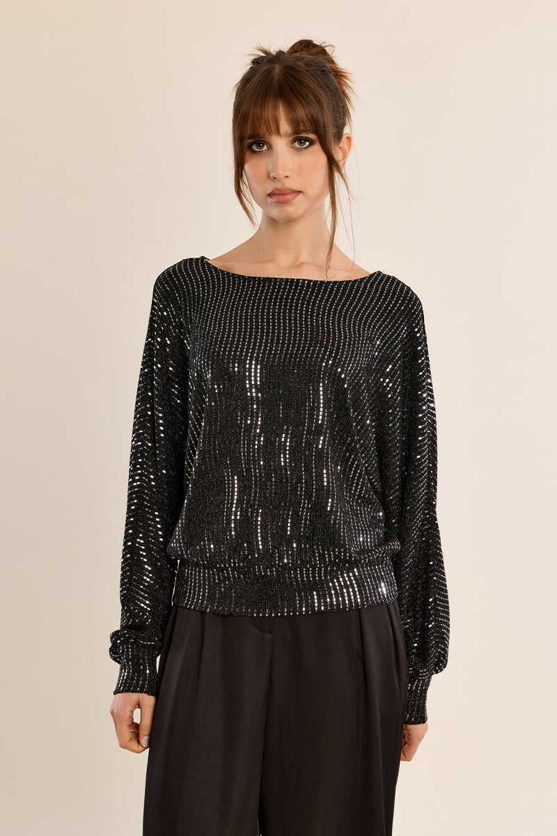 SILVERY BLACK