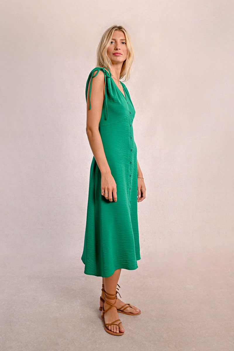 mid flowy dress FLOWY MID-LENGTH DRESS