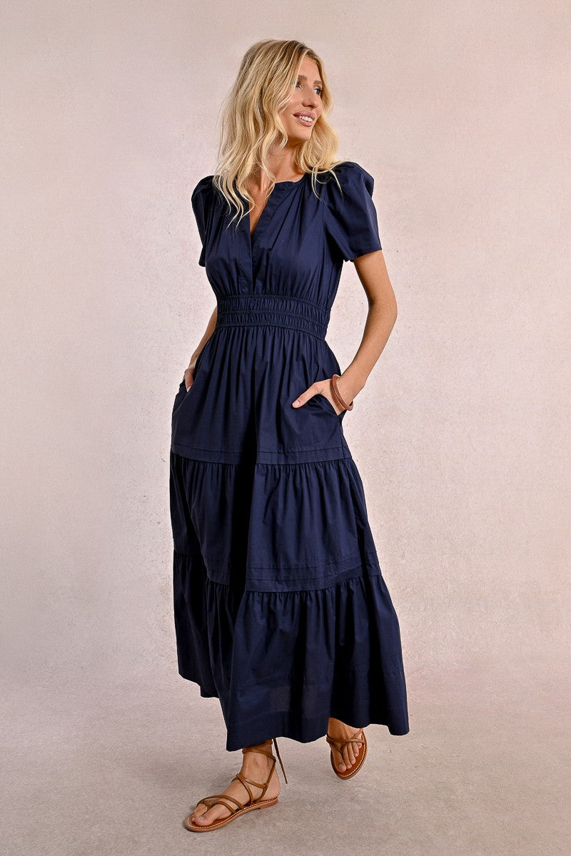LONG POPLIN DRESS LONG POPLIN DRESS