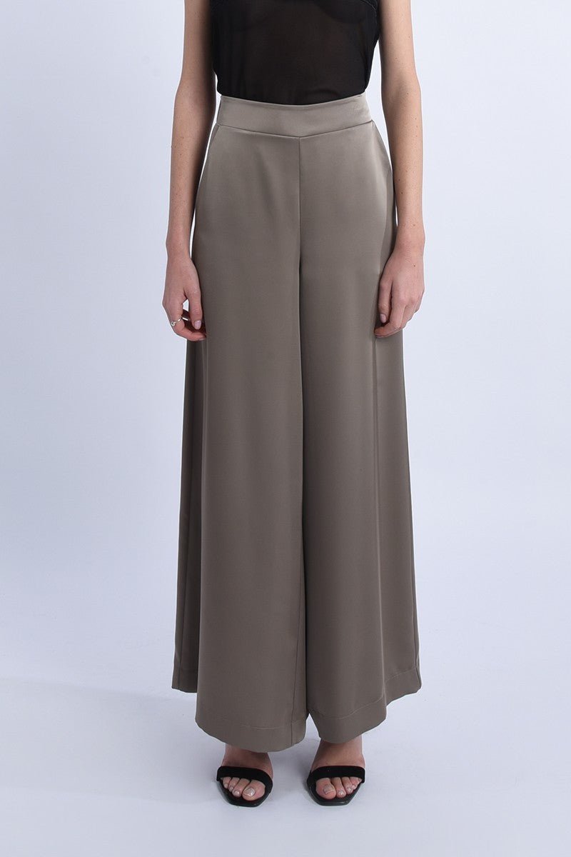 PALAZZO PANTS - KHAKI - Molly Bracken E-Shop