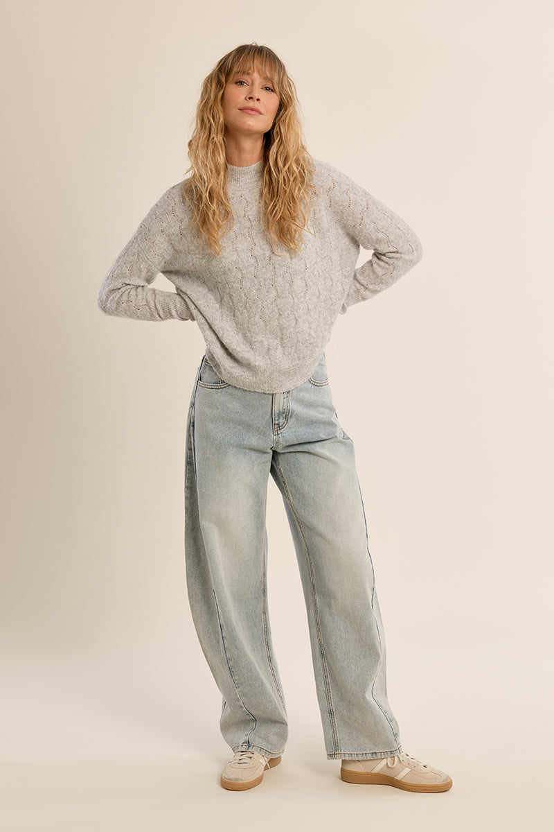 SILVERY GREY