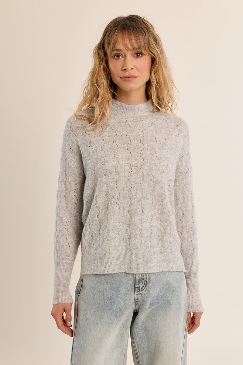 SILVERY GREY