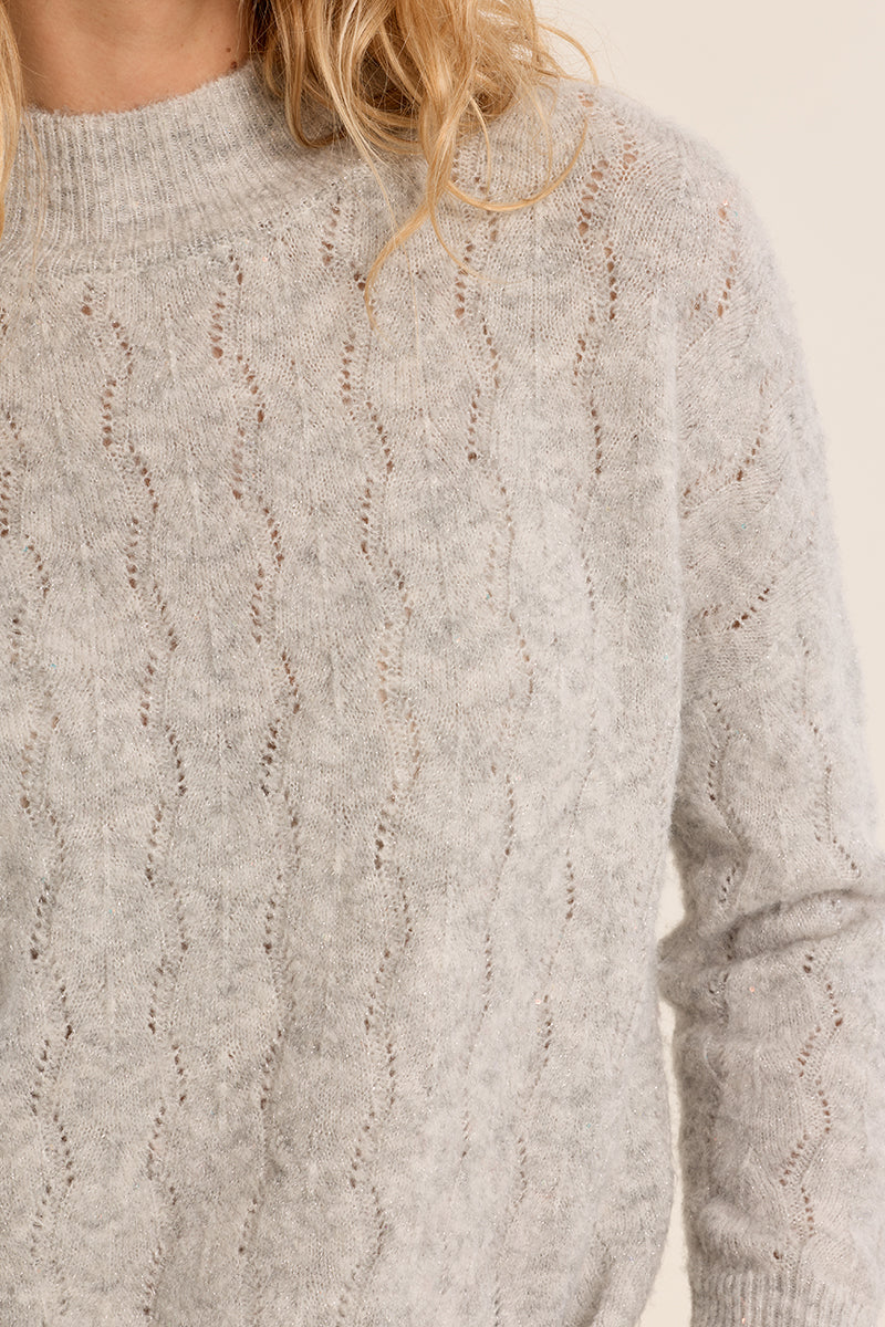 SILVERY GREY