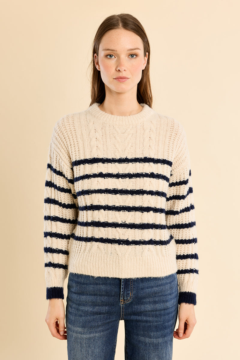 OFFWHITE/NAVY