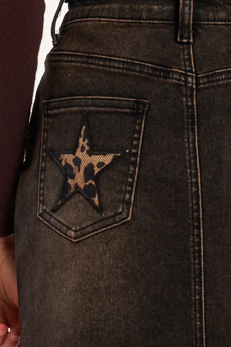 BROWN DENIM