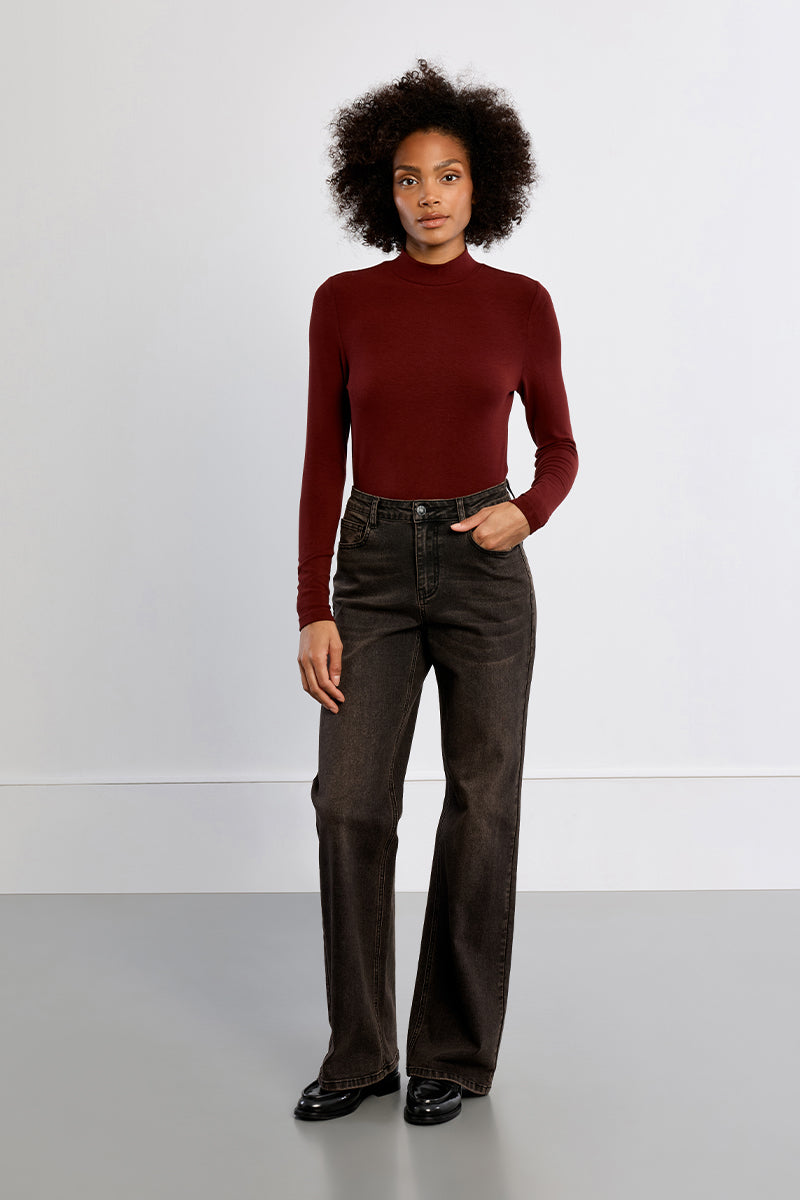 BROWN DENIM