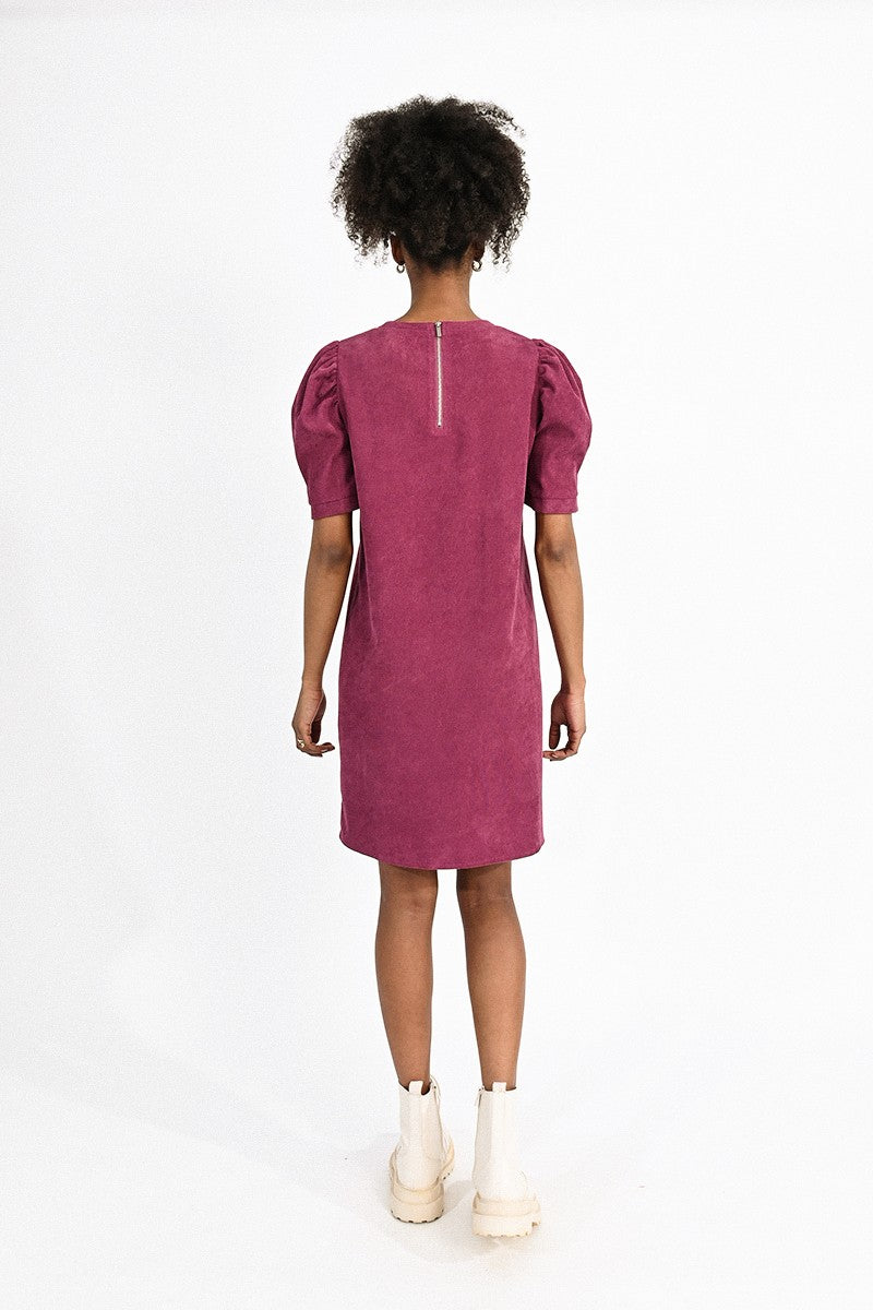 Molly Bracken - MINI Velvet Dress WITH PUFF Sleeves Molly Bracken - MINI Velvet Dress WITH PUFF Sleeves
